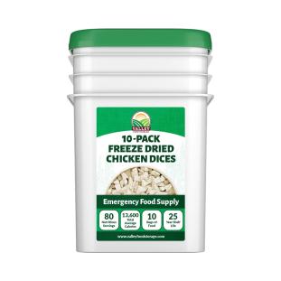 Freeze-Dried Chicken Dices - Valley Food Storage