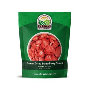 Freeze Dried Strawberry Slices - Valley Food Storage